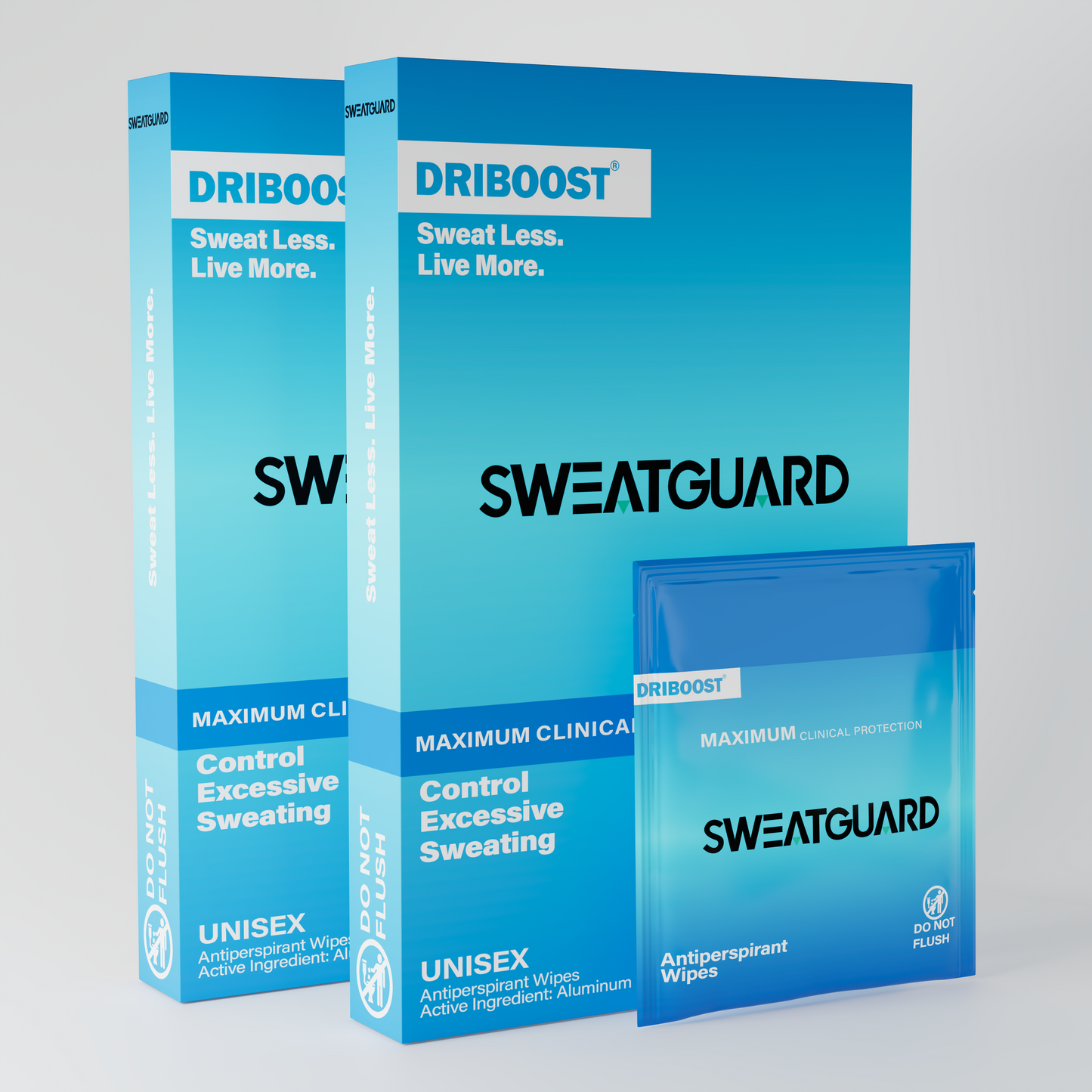 Sweat Blocking Antiperspirant Wipes