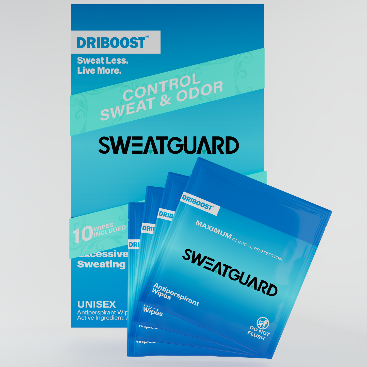 Max Clinical Antiperspirant Wipes